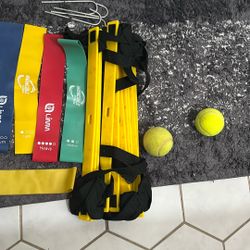 Footwork Ladder, Resistance Bands, Cones