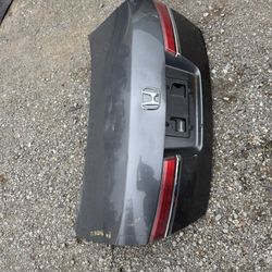 Trunk Lid 2012 Honda Accord 4 Dr Dents Gray 