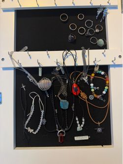 Random crystal jewelry- all together