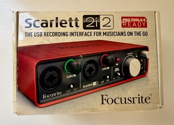 Focusrite 2i2 USB 3rd Gen Audio Music Interface