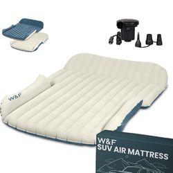 Air Mattress Thickened and Double-Sided Flocking Travel Camping Bed Dedicated Mobile Cushion Extended Outdoor for Back Seat 4 Bags