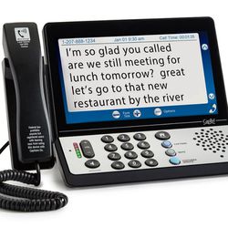 CapTel 2400i Captioned Telephone Large Touch-Screen Captioned Telephone

