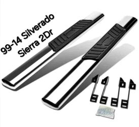 99-14 Chevrolet Silverado Gmc Sierra Side Steps Running Boards Step Bar Nerf Bar Estribos Chevy