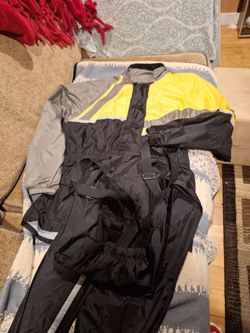 New tour master rain 2 piece suit mens L