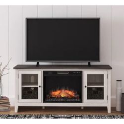 Tv Stand W/ Fireplace 60”  