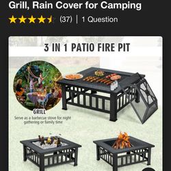 3  In 1 Outdoor Grill /Fire Pit