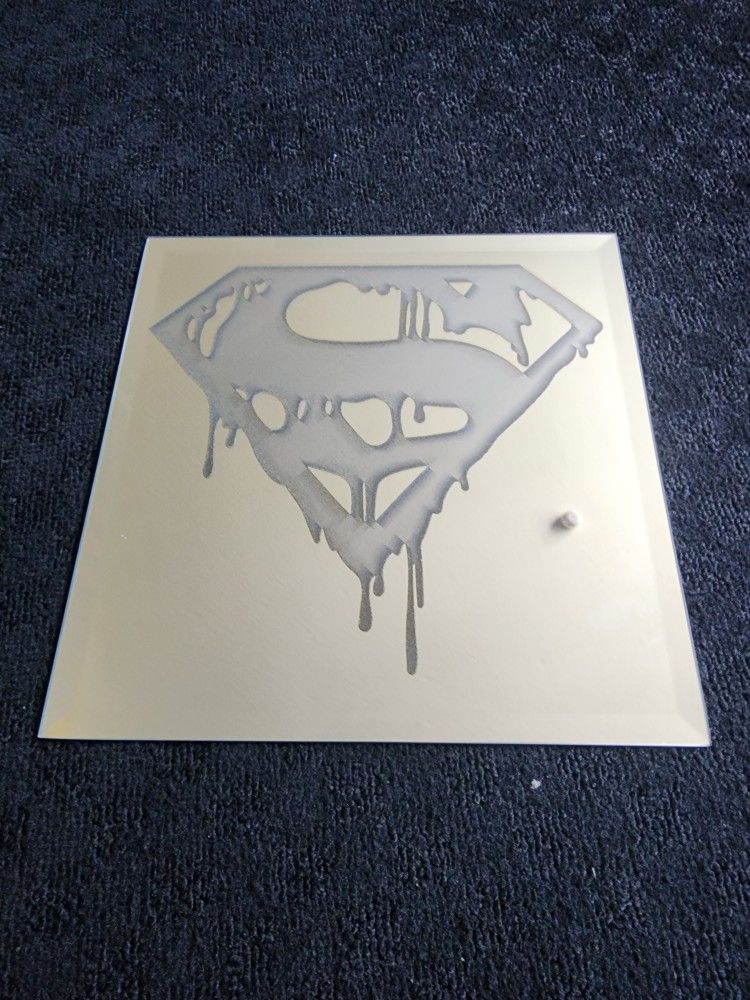 12x12 Laser Etched Mirror