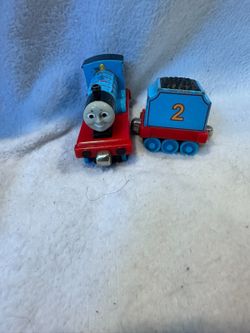 Talking Edward THOMAS FRIENDS TRAIN ! TAKE ALONG N PLAY DIECAST 2012 Blue #2