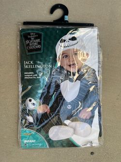 6-12 months Jack Skellington costume