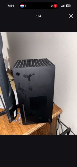 Xbox with 1 remote blue