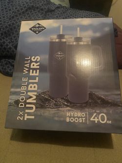 2x Double Wall Tumblers