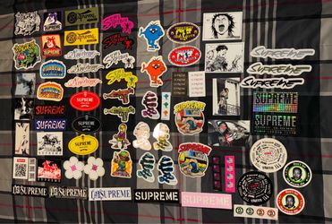 Supreme Sticker Collection Large Lot