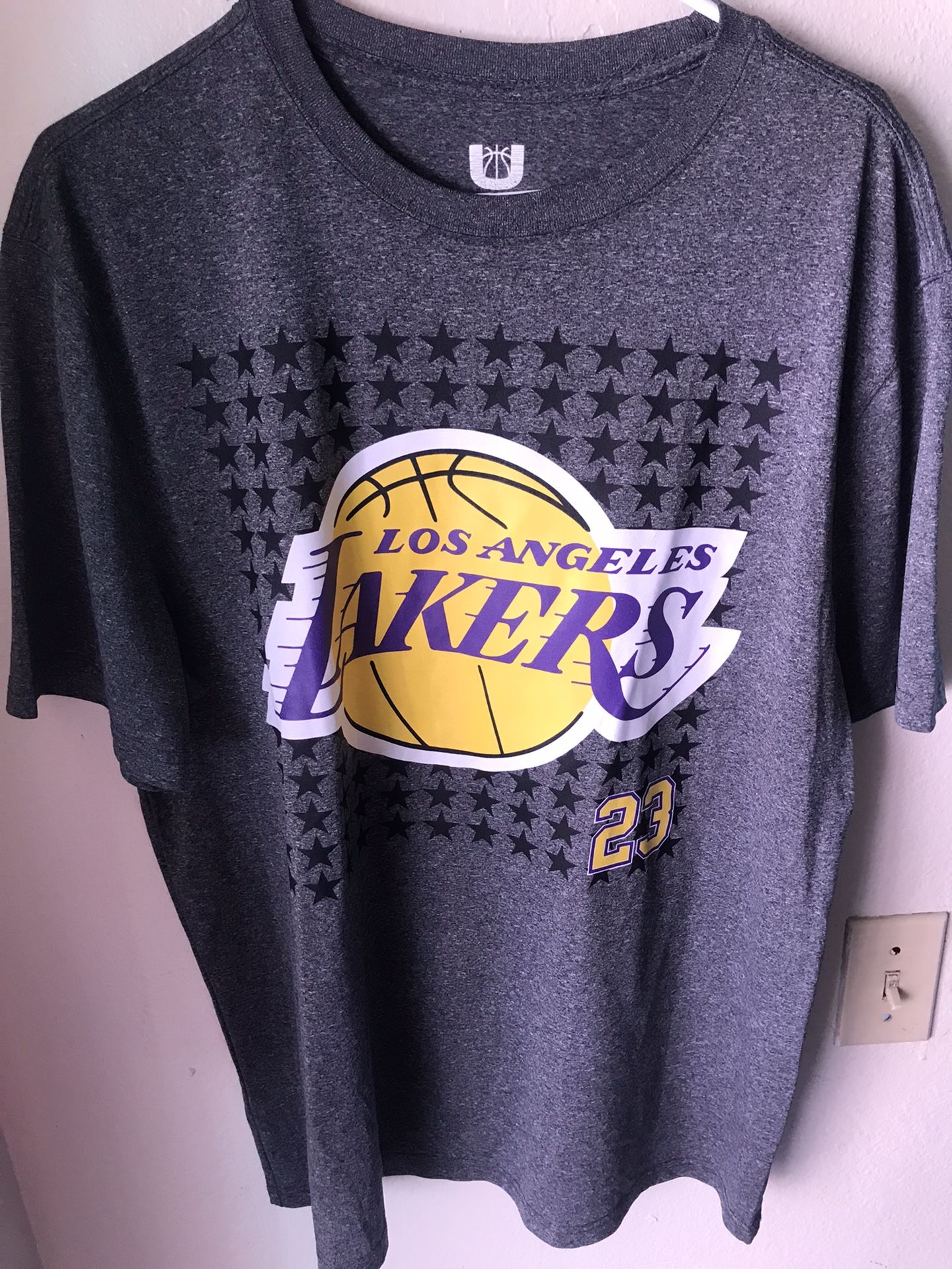 Go Lakers!! LeBron James 23 jersey T-shirt (New! Never Worn)