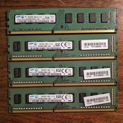 16GB DDR3 Desktop RAM -- 4x 4GB Samsung --all for $30