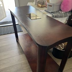 Brown Entry Table 