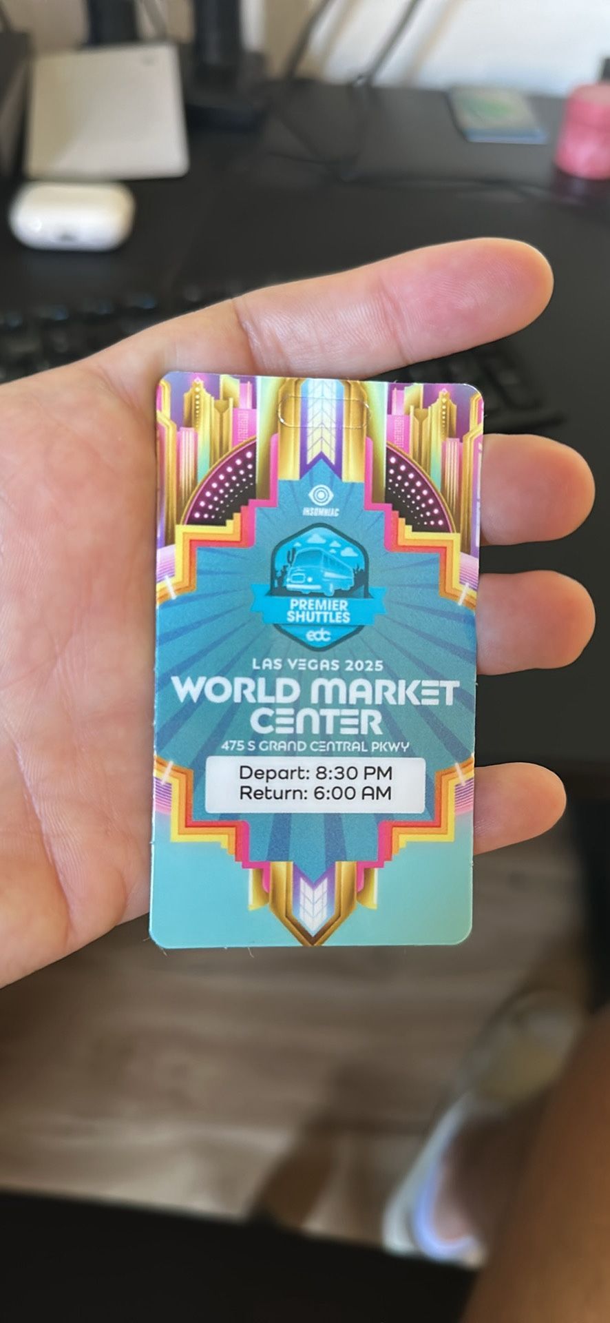 EDC Shuttle pass