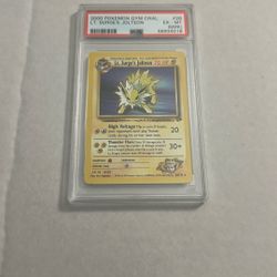 PSA 6 Lt. Surges Jolteon 
