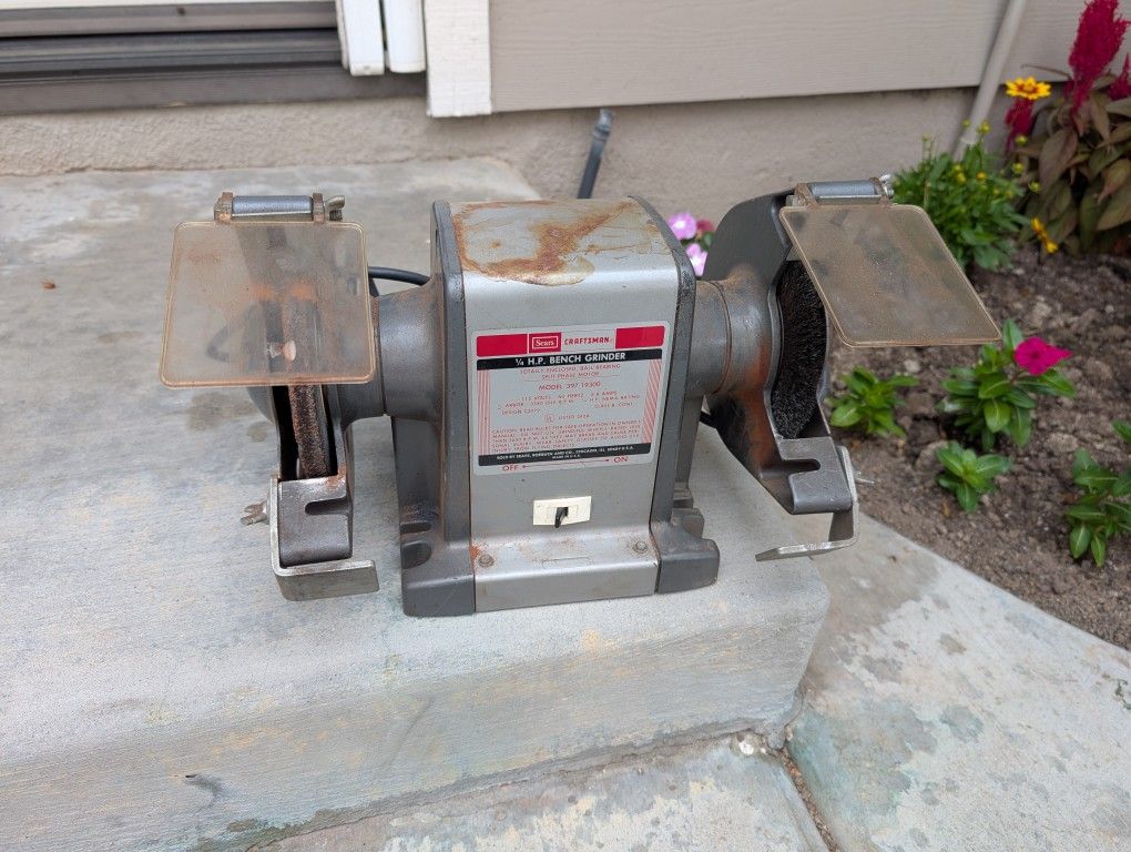 Craftsman Bench Grinder 1/4 HP