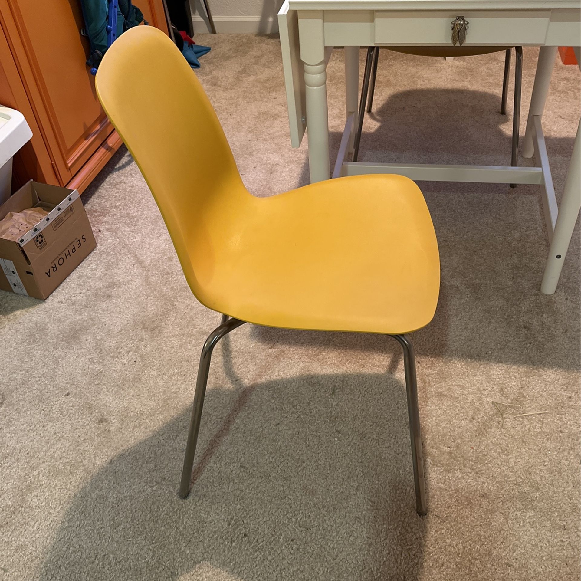 3 Yellow Chairs Ikea