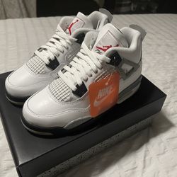 New Jordan 4 Retro White Cement!