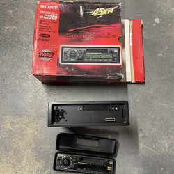 Vintage Sony AM/FM Cassette Car Stereo XR-C2200 -T