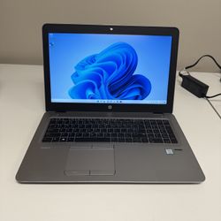 HP 15” EliteBook 850 G4 Laptop 2.71ghz Core i5-7200U 8gb RAM 256gb SSD Windows 11 Pro USB-C