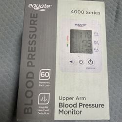Equate 4000 Series Heartbeat Detection Upper Arm Digital Blood Pressure Monitor
