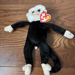 1998/1999 Vintage Ty Beanie Babies “Mooch“ The Monkey Tag Errors