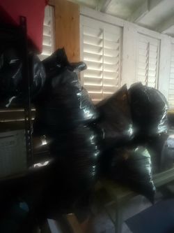 Bags of clothes