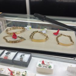 Bracelets 10 Karat And 14 Karat Different Prices In Sizes We Do Offer Layaway Ask For Ashley If Interested