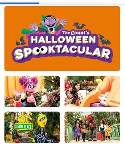 Halloween Spooktacular at sesame place tickets   $15 each includes close parking