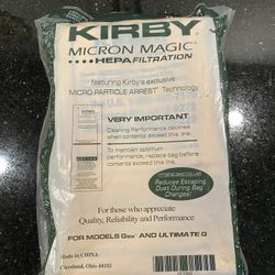 9 Kirby Micron Magic HEPA FILTRATION Vacuum Bags for GsIx & Ultimate G 197301