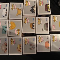 14 Funko Pops 