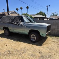 1985 Ramcharger For Parts