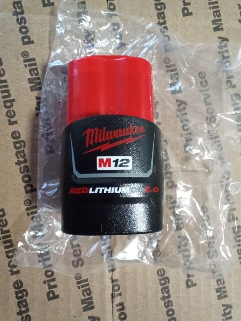 Milwaukee M12 2ah Battery 25.00