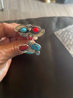 S925 silver heavy vintage ring