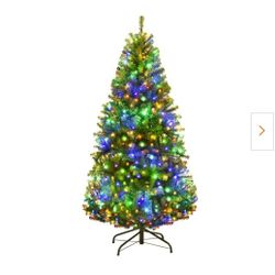 4 ft. Pre-Lit Artificial Christmas Tree with 100 LED Lights