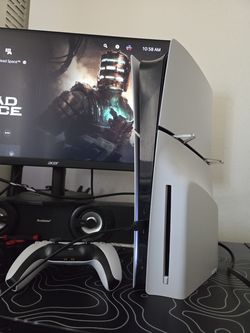 Ps5 slim disc edition with monitor