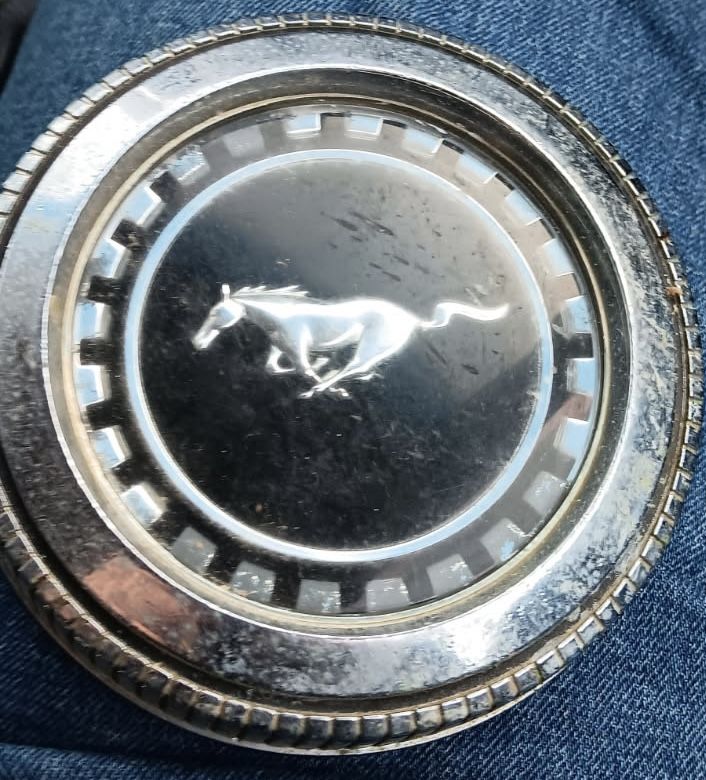 classic Ford Mustang fuel tank cap—