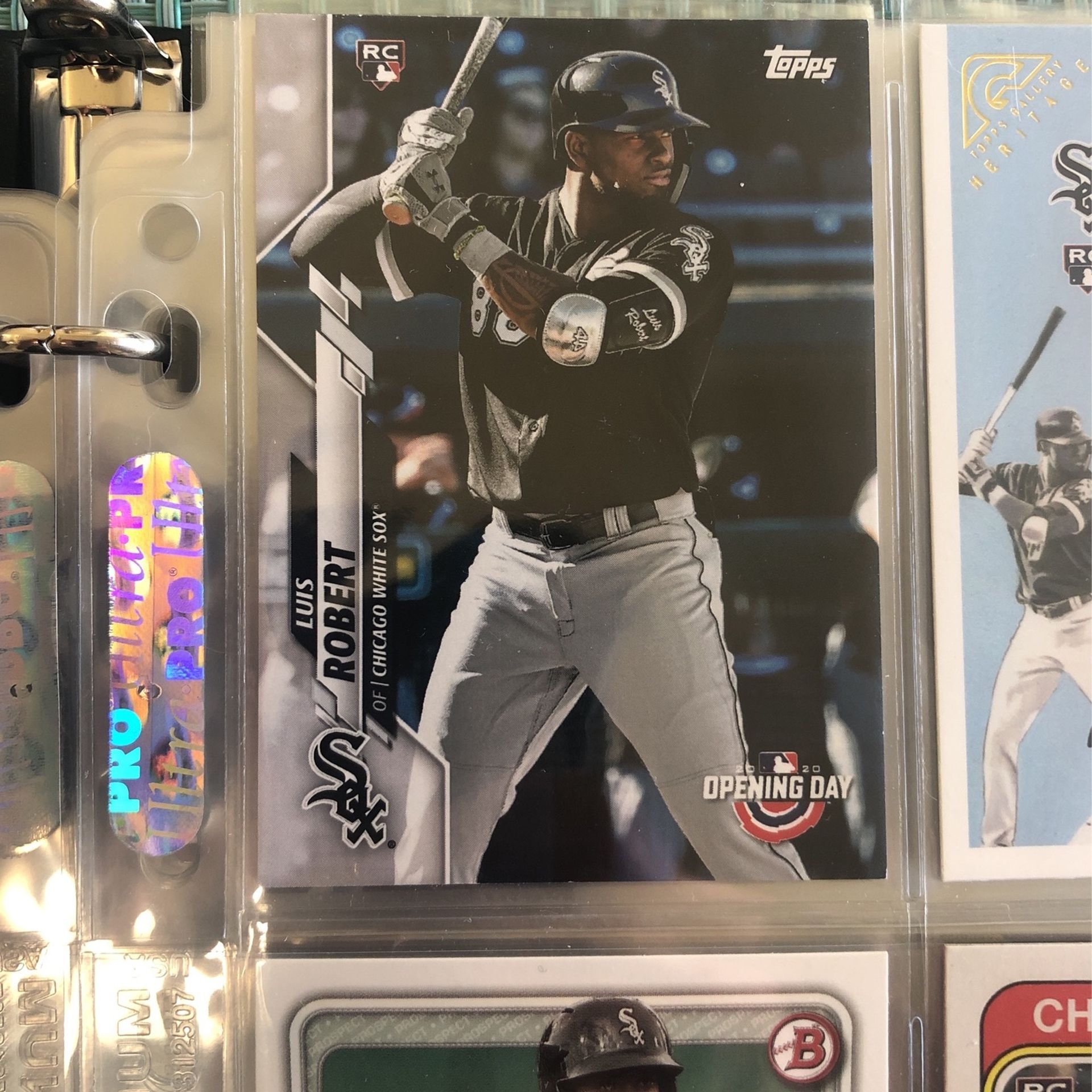 CARD LUIS ROBERT ROOKIE OPENING DAY # 201