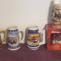 MUGS: Budweiser Steins/Mugs