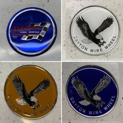 Dayton Wire Wheels NEW Vinyl Emblems