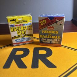 1987 And 1989 Fleer Limited Edition Sets 