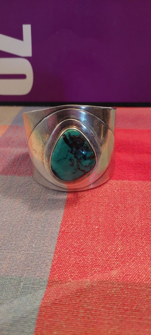 Sterling Silver Turquoise Cuff/bracelet