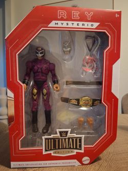 WWE ULTIMATE EDITION REY MYSTERIO COLLECTIBLE ACTION FIGURE