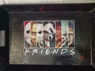 Custom Horror Beaded Serving Tray