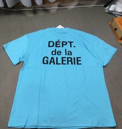 Men's M Blue Crew Neck Short Sleeve Graphic Logo Print T-Shirt
