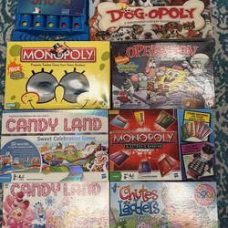 Lot of 8 games