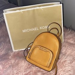 Michael Kors Leather Sling Bag/ Backpack 
