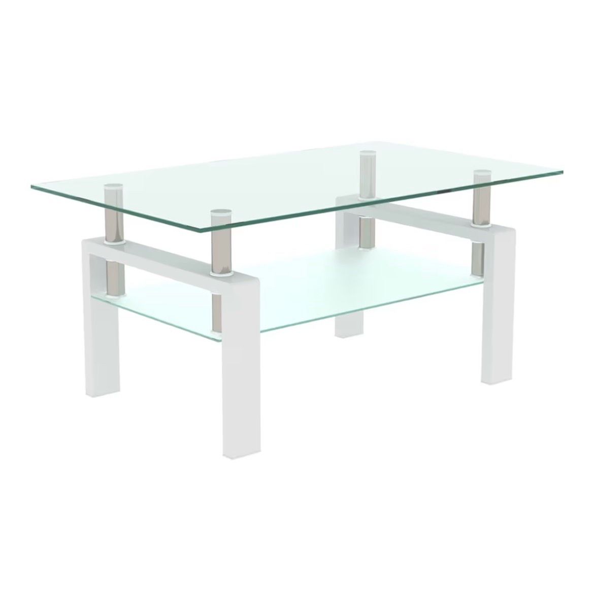 small glass coffee table